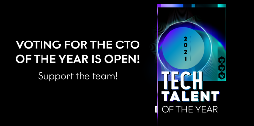 Tech Talent of the Year 2021 : Our CTO is nominated